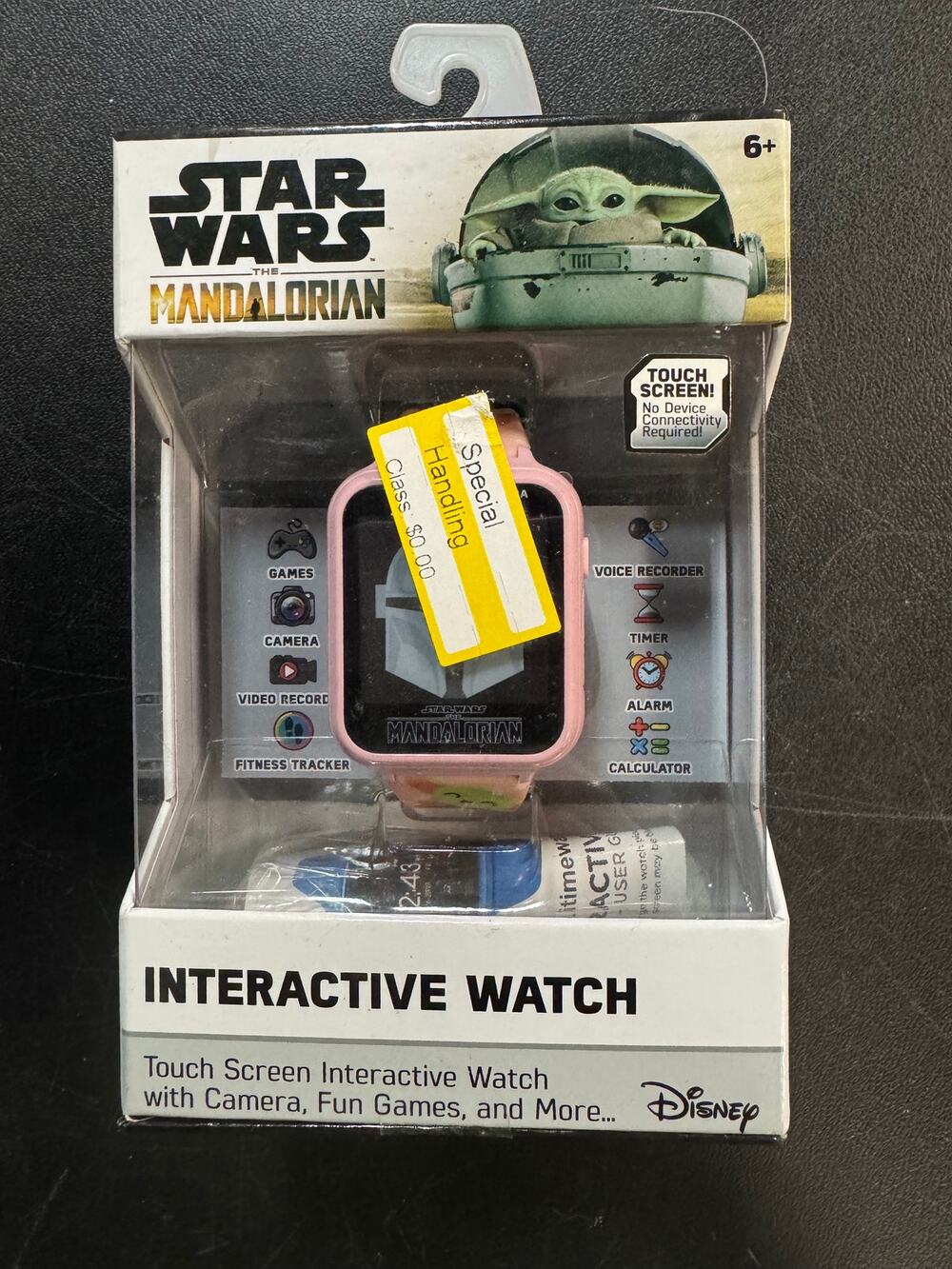 New Kids Disney Star Wars Mandalorian Pink Interactive Watch
